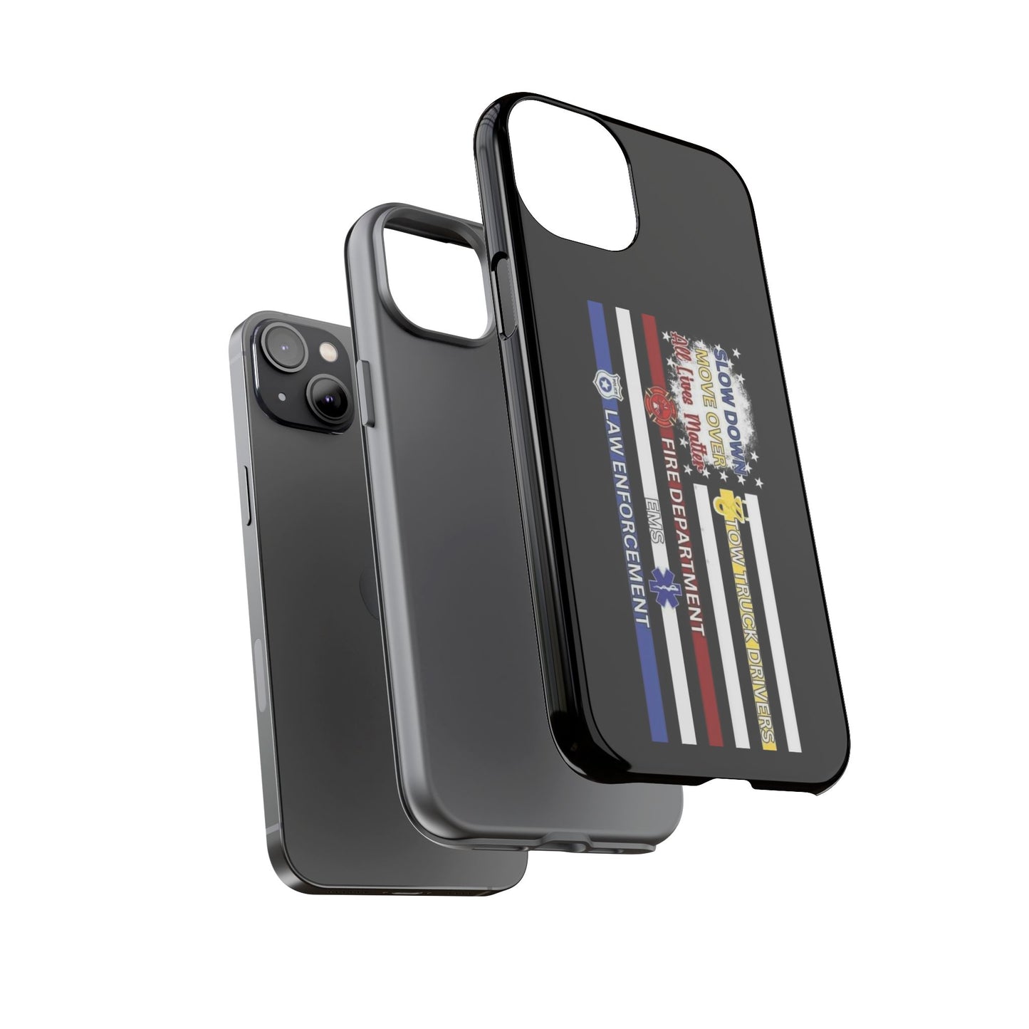 Slow Down Move Over Flag iPhone Case