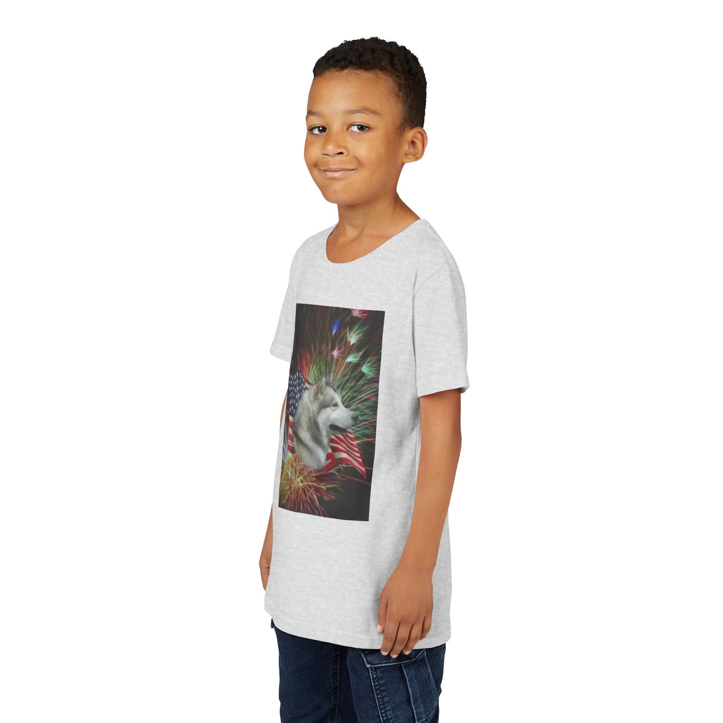 American Malamute Youth Unisex Short Sleeve Crewneck Tee