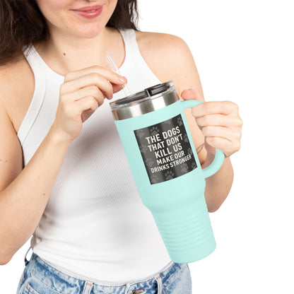 Drinks Stronger Insulated Travel Mug