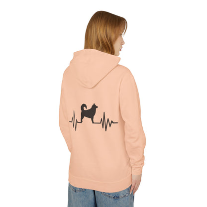 My Heart Beats For Malamutes Unisex Lightweight Hoodie