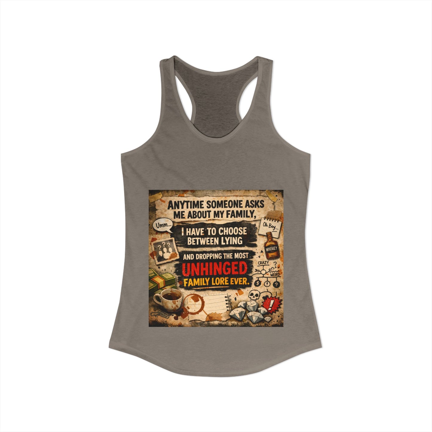 Unhinged Family Women's Racerback Tank