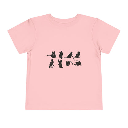 Cats Toddler Unisex Short Sleeve Crewneck Tee