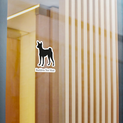 Barkless Not Mute Vinyl Decal