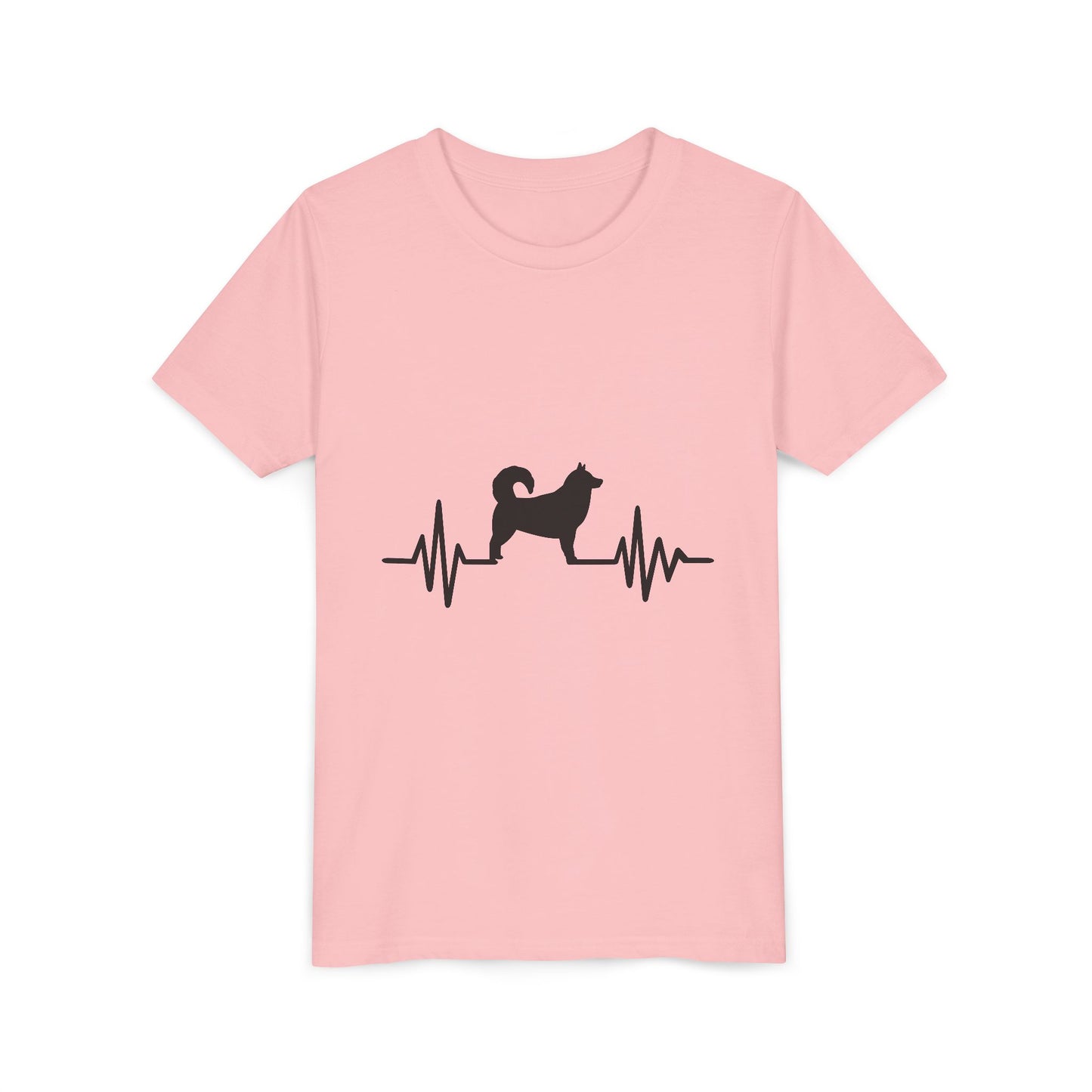 My Heart Beats For Malamutes Youth Unisex Short Sleeve Crewneck Tee