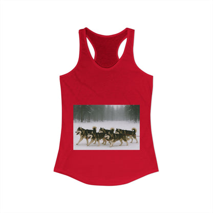 Mush On Women's Racerback Tank