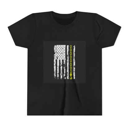 Thin Yellow Line Youth Unisex Short Sleeve Crewneck Tee