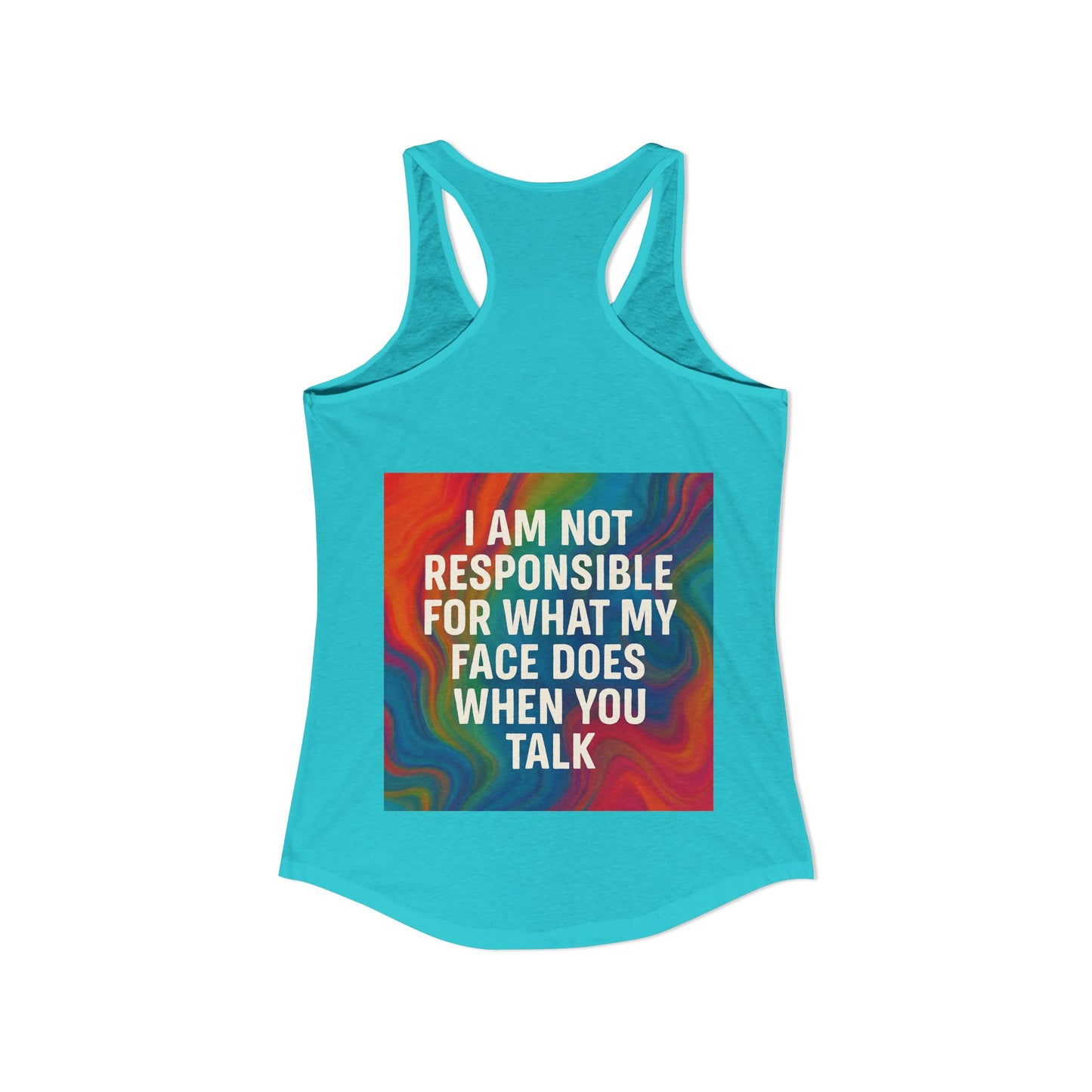 When You Talk Women's Racerback Tank