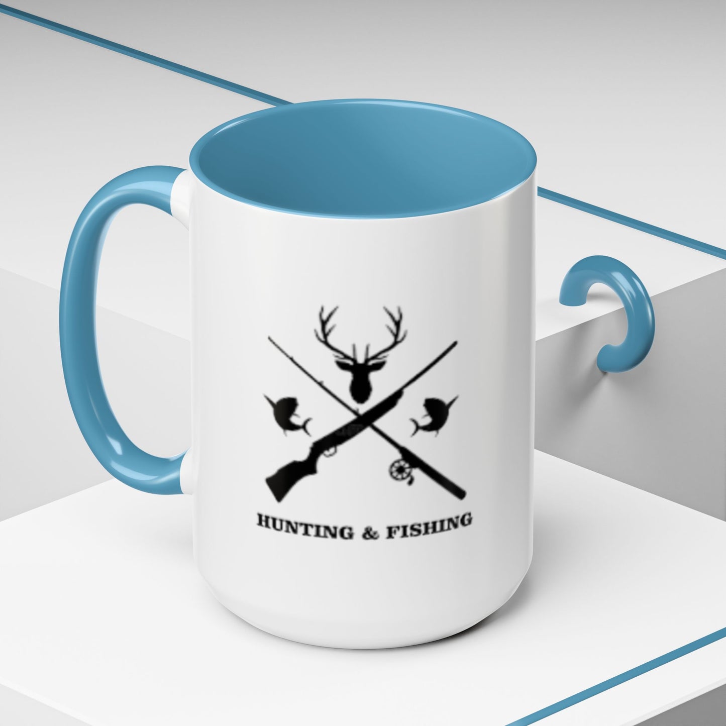 Hunting/Fishing 2-Tone Coffee Mug