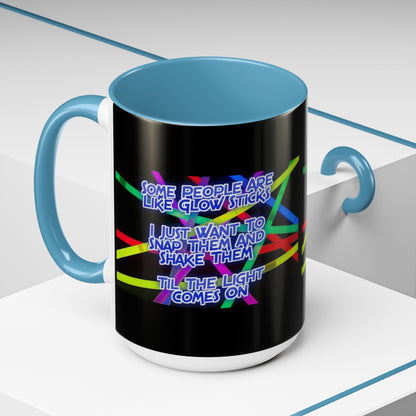 Glow Sticks 2-Tone Coffee Mug