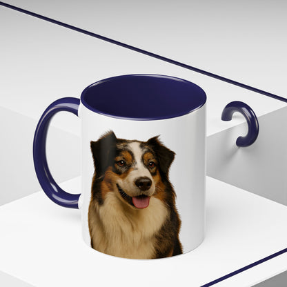 Aussie Head 2-Tone Coffee Mug
