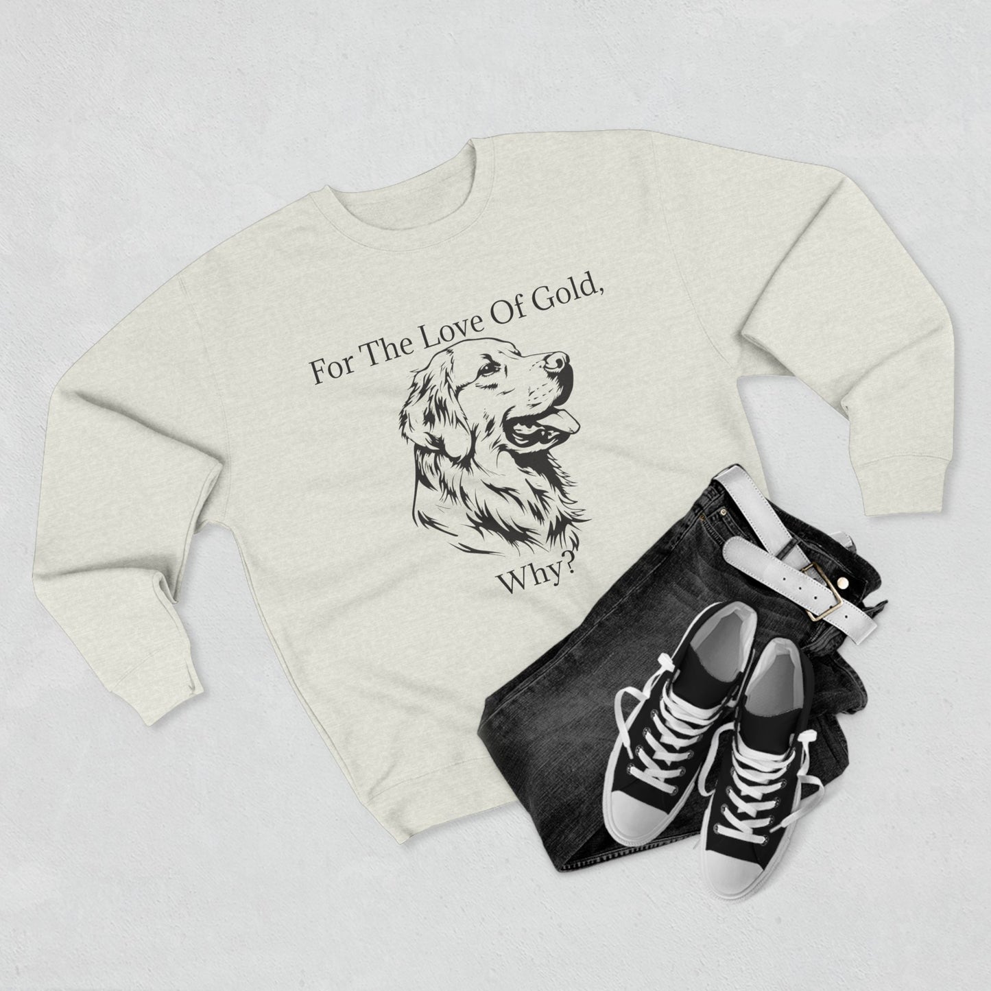 For The Love Of Gold Unisex Crewneck Sweatshirt