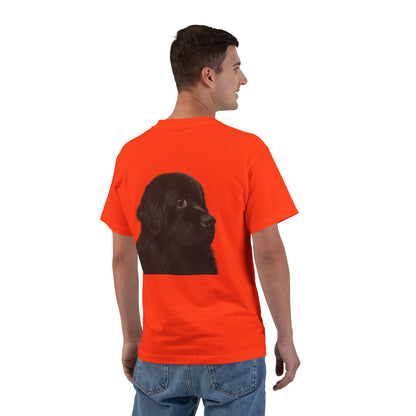 Newfie Head Men's Short-Sleeve Crewneck Tee