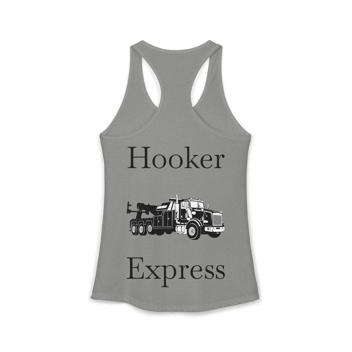 H**ker Express Heavy Tow Truck Women's Racerback Tank
