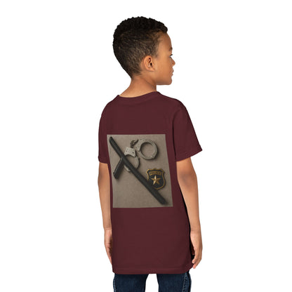 Law Enforcement Appreciation Youth Unisex Short Sleeve Crewneck Tee