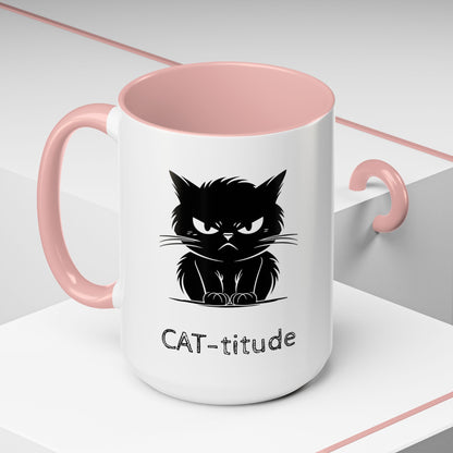 CAT-titude 2-Tone Coffee Mug