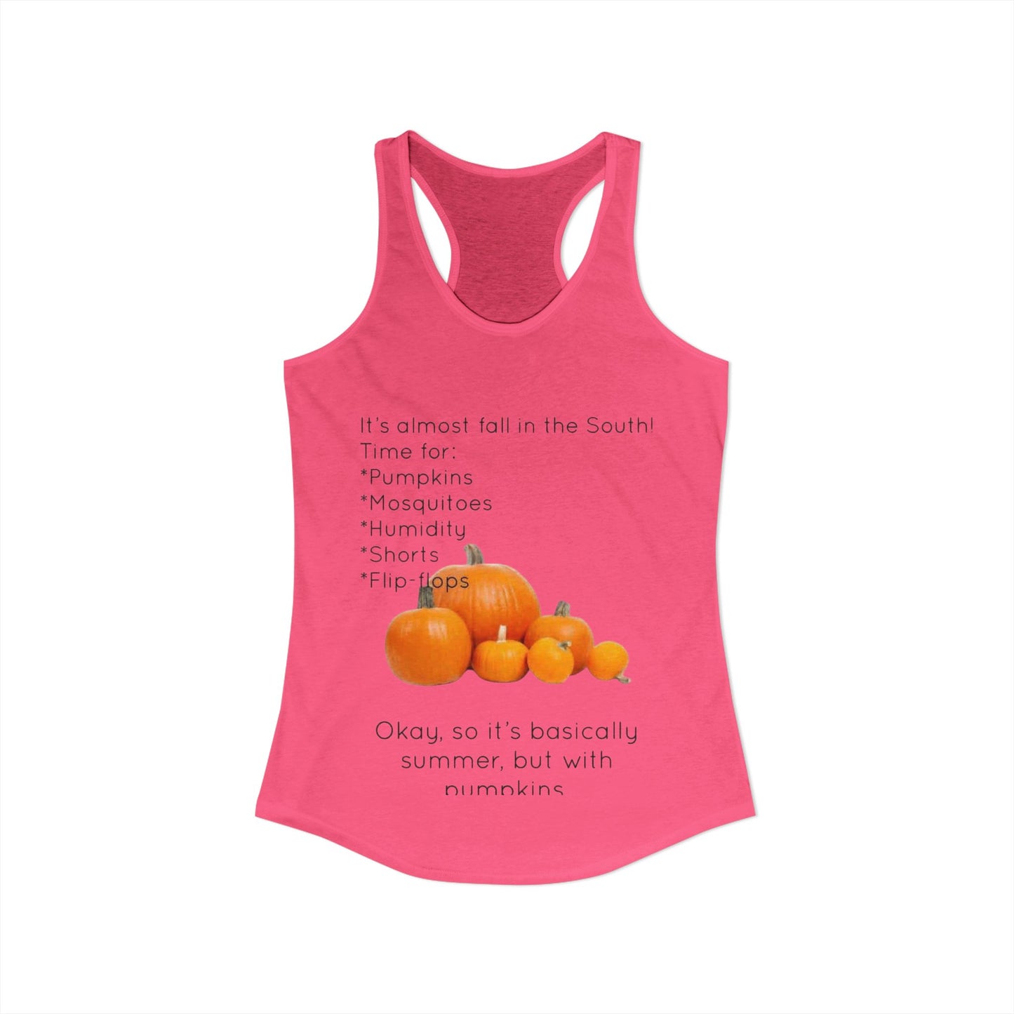 Fall In The South Women's Racerback Tank