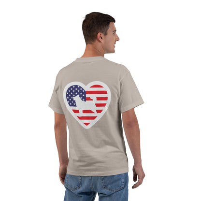 Malamute Flag Men's Short-Sleeve Crewneck Tee