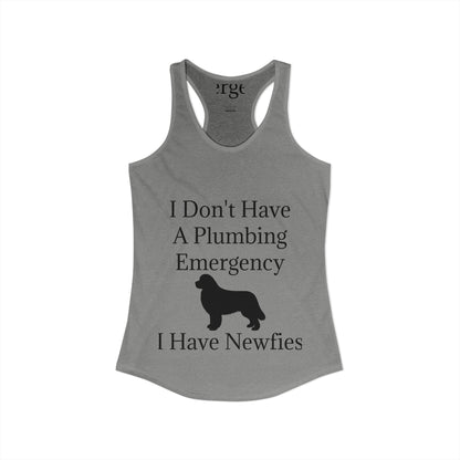 Plumbing Emergency Women's Racerback Tank
