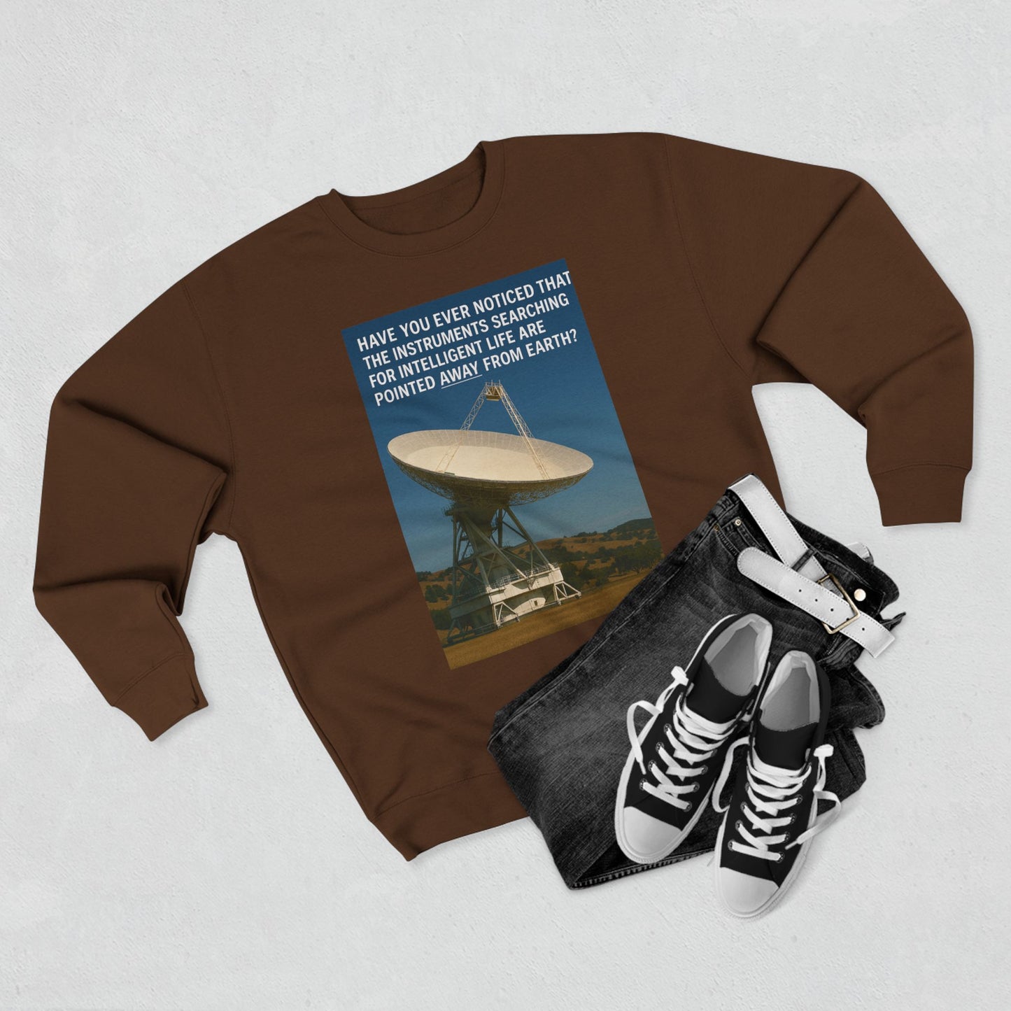 Intelligent Life Unisex Crewneck Sweatshirt