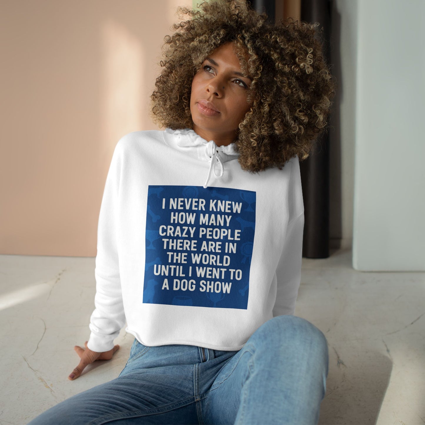 Never Knew Women's Crop Hoodie