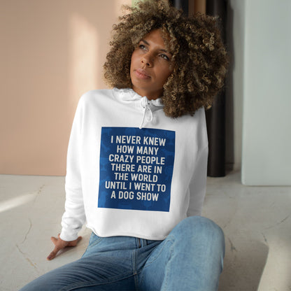 Never Knew Women's Crop Hoodie