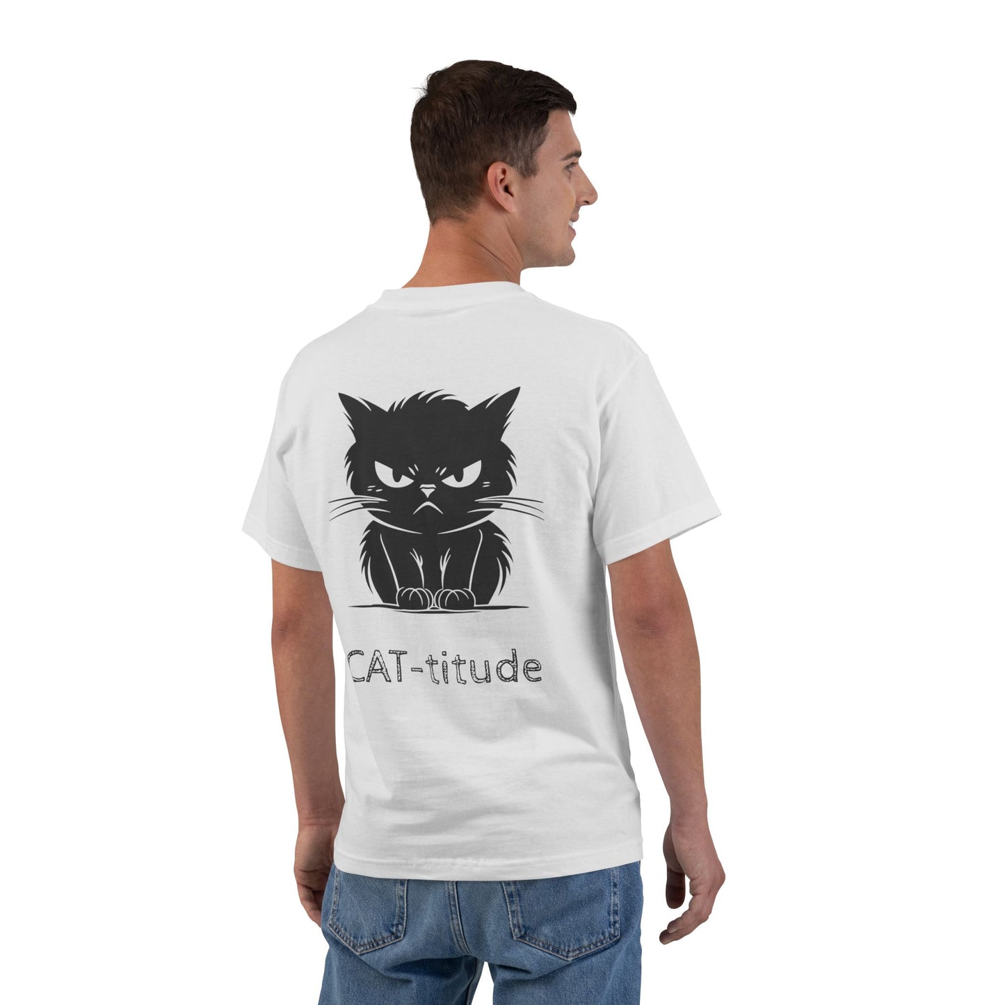CAT-titude Men's Short-Sleeve Crewneck Tee