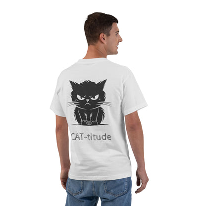 CAT-titude Men's Short-Sleeve Crewneck Tee
