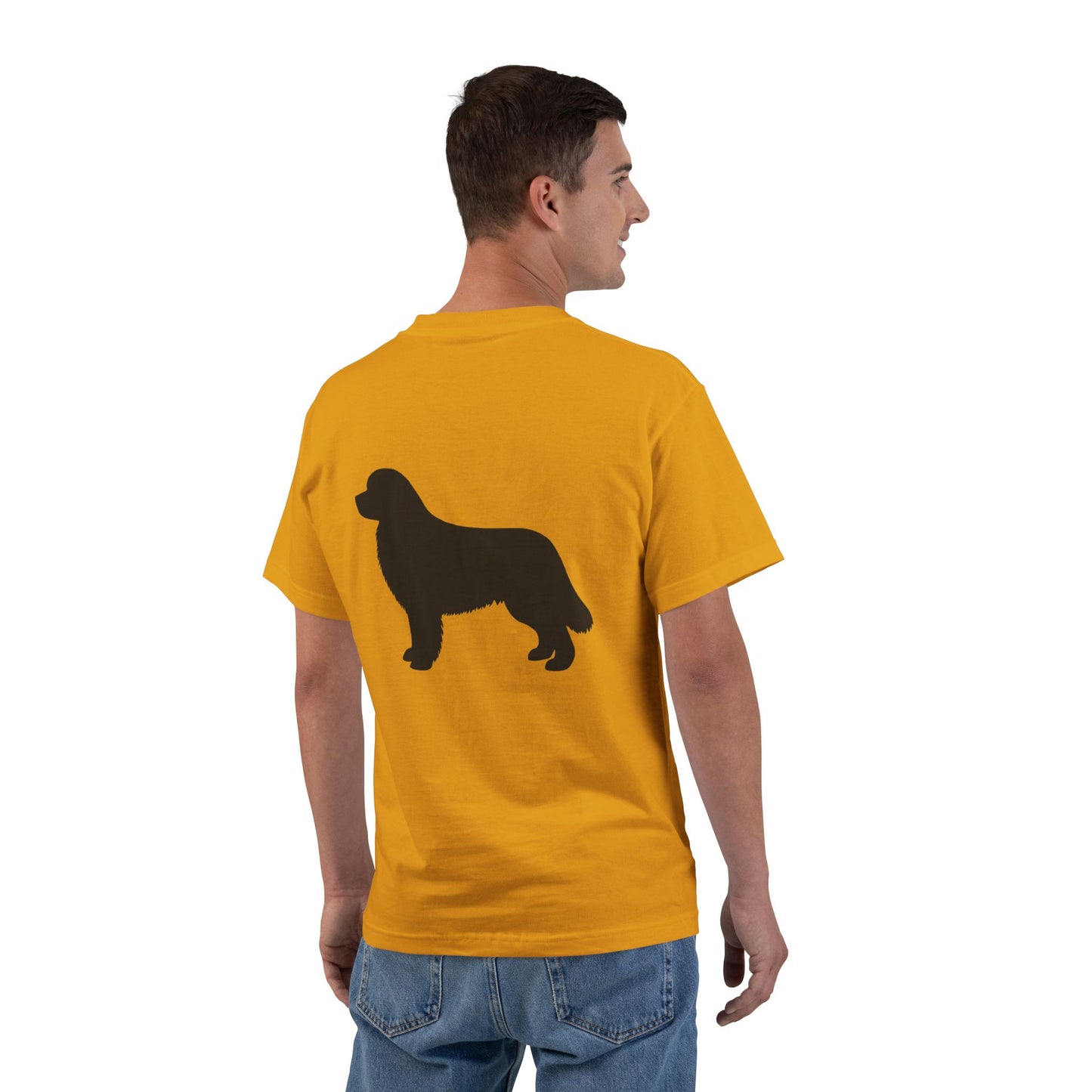 Newfie Silhouette Men's Short-Sleeve Crewneck Tee