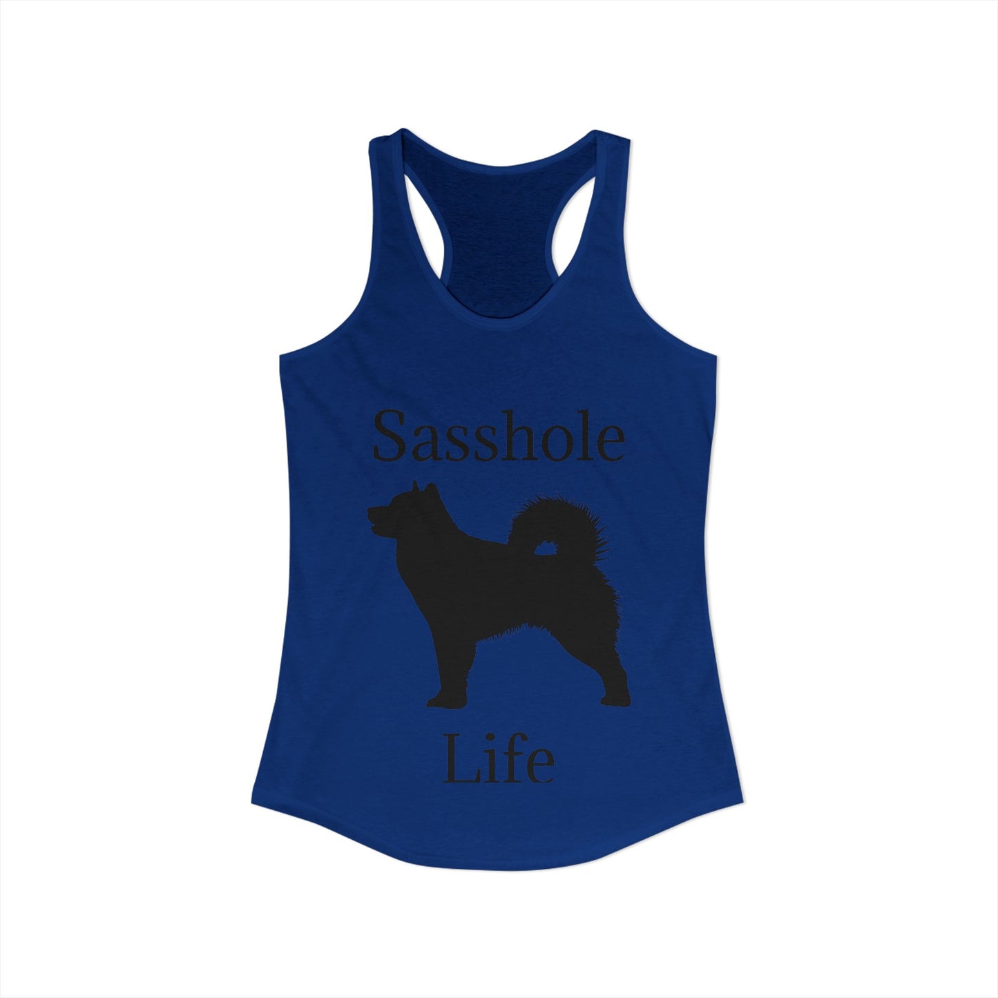 Sasshole Life Women's Racerback Tank