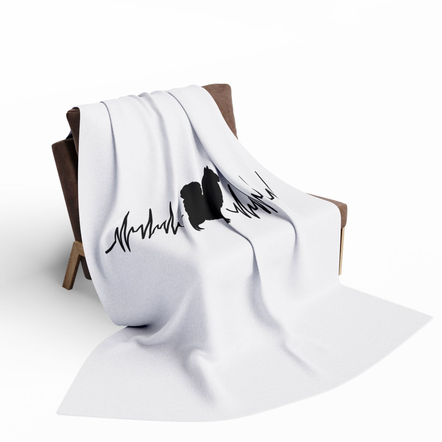 My Heart Beats For Samoyeds Arctic Fleece Blanket