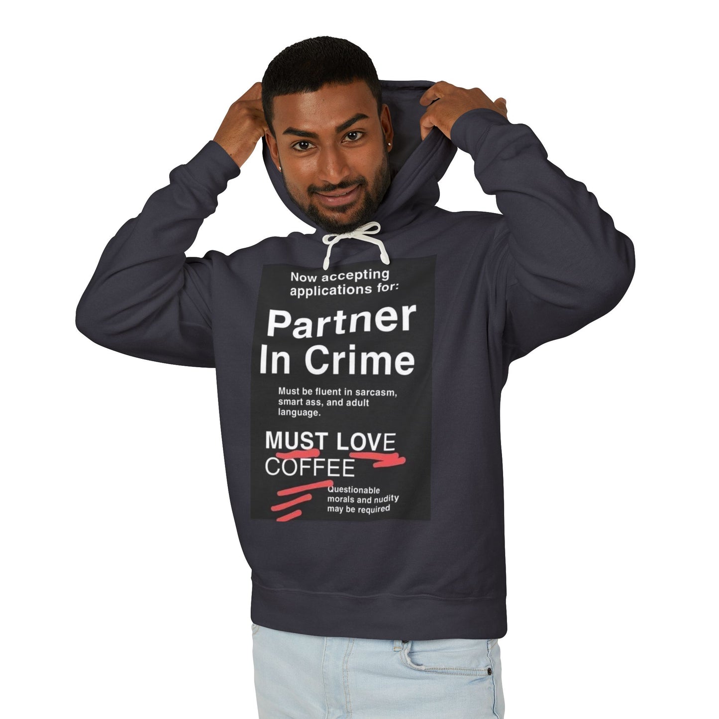 Partner In Crime Unisex Lightweight Hoodie