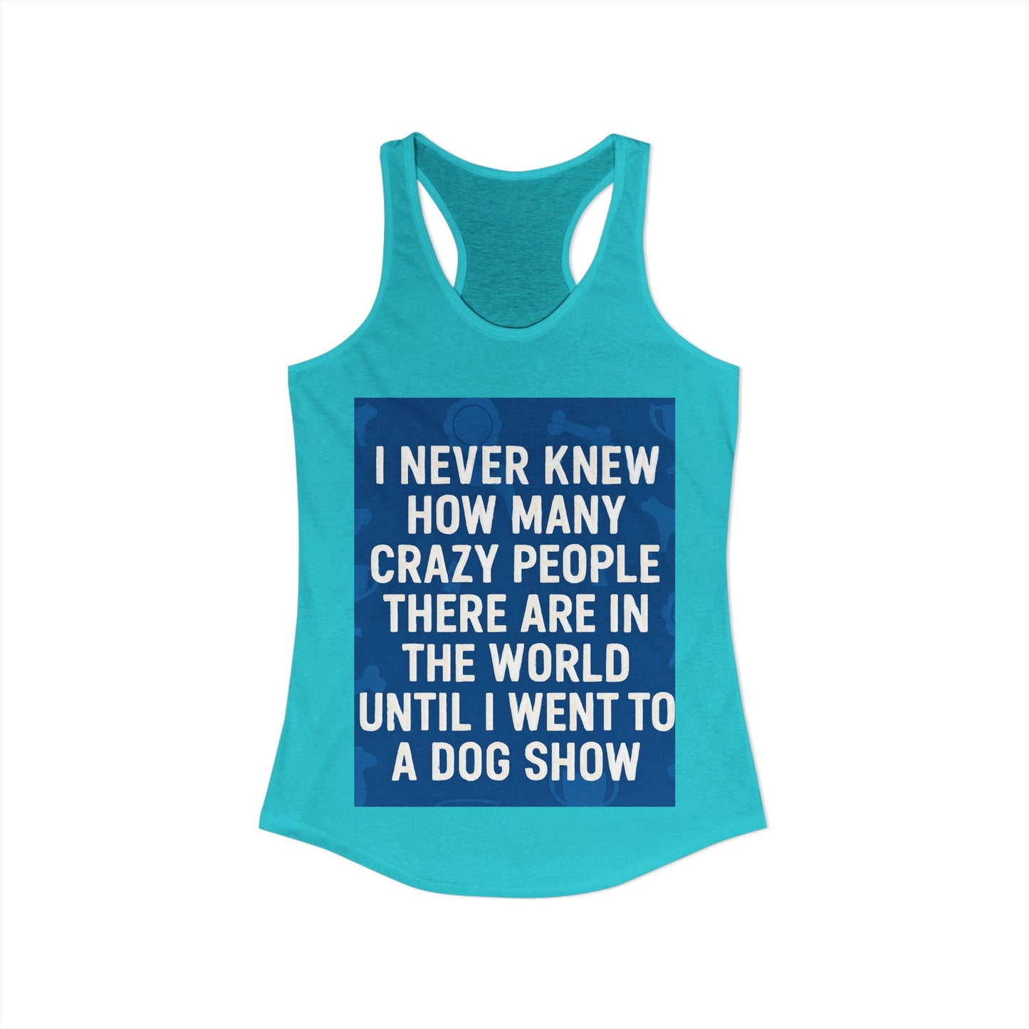 Never Knew Women's Racerback Tank