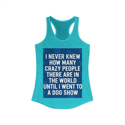 Never Knew Women's Racerback Tank