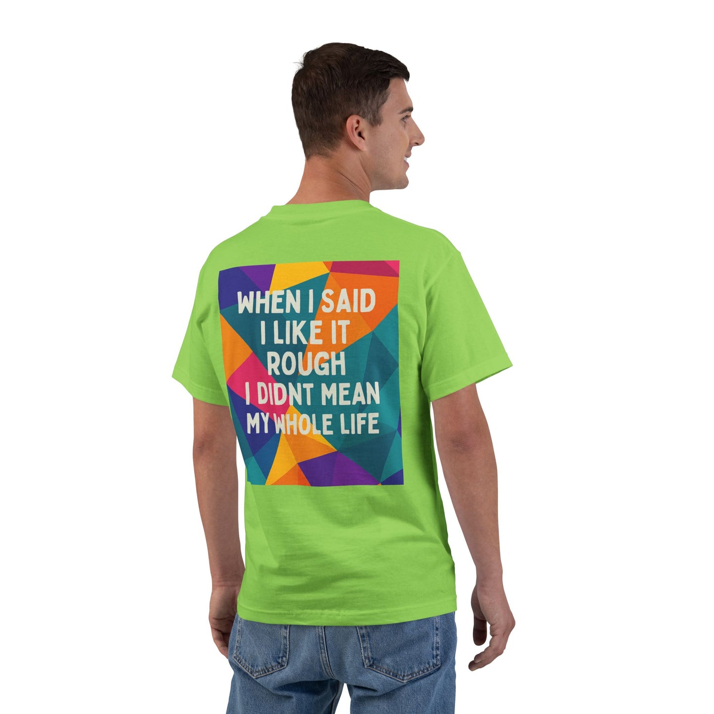 Like It Rough Men's Short-Sleeve Crewneck Tee