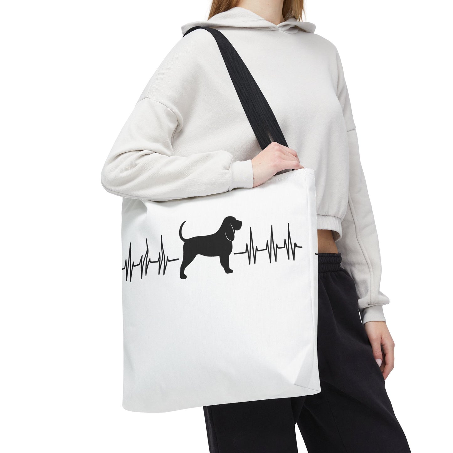 My Heart Beats For Bloodhounds Tote Bag