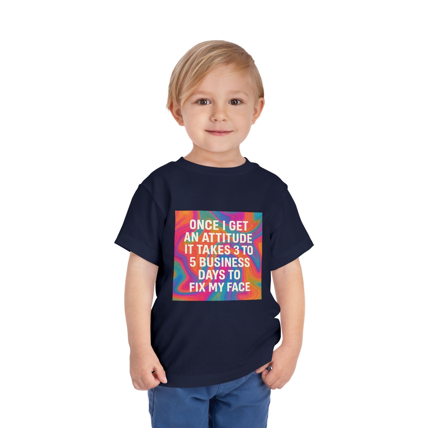 Fix My Face Toddler Unisex Short Sleeve Crewneck Tee