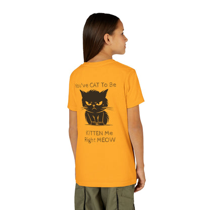 KITTEN Me Youth Unisex Short Sleeve Crewneck Tee