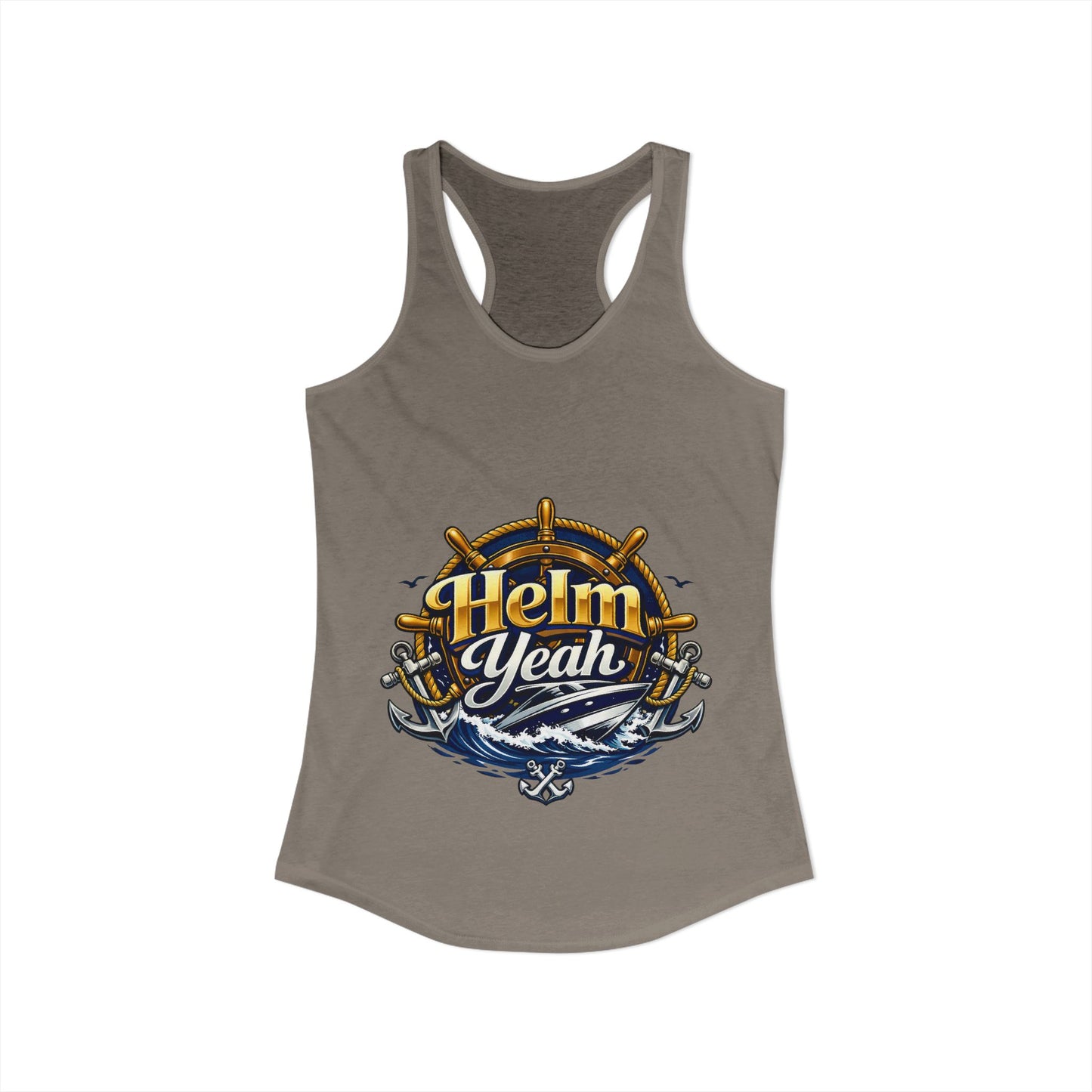 Helm Yeah Women's Racerback Tank