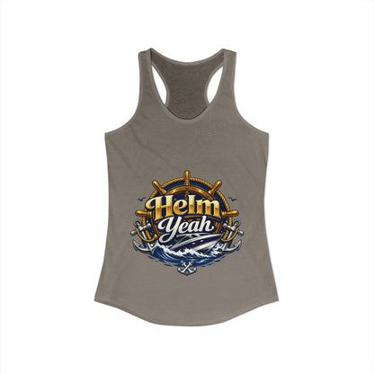 Helm Yeah Women's Racerback Tank