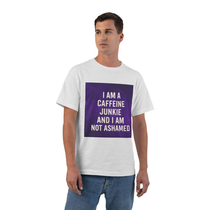 Caffeine Junkie Men's Short-Sleeve Crewneck Tee