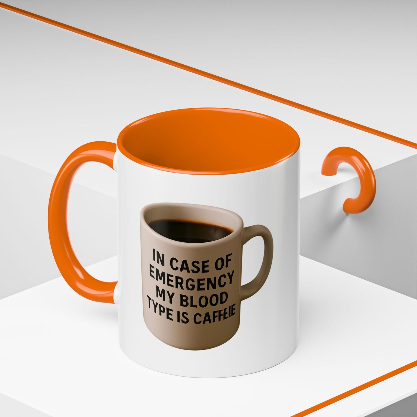 Blood Type 2-Tone Coffee Mug