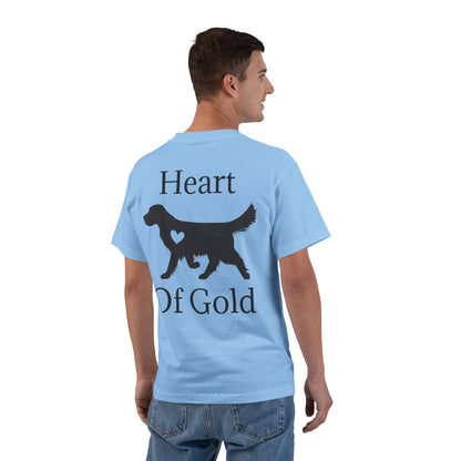 Heart Of Gold Men's Short-Sleeve Crewneck Tee