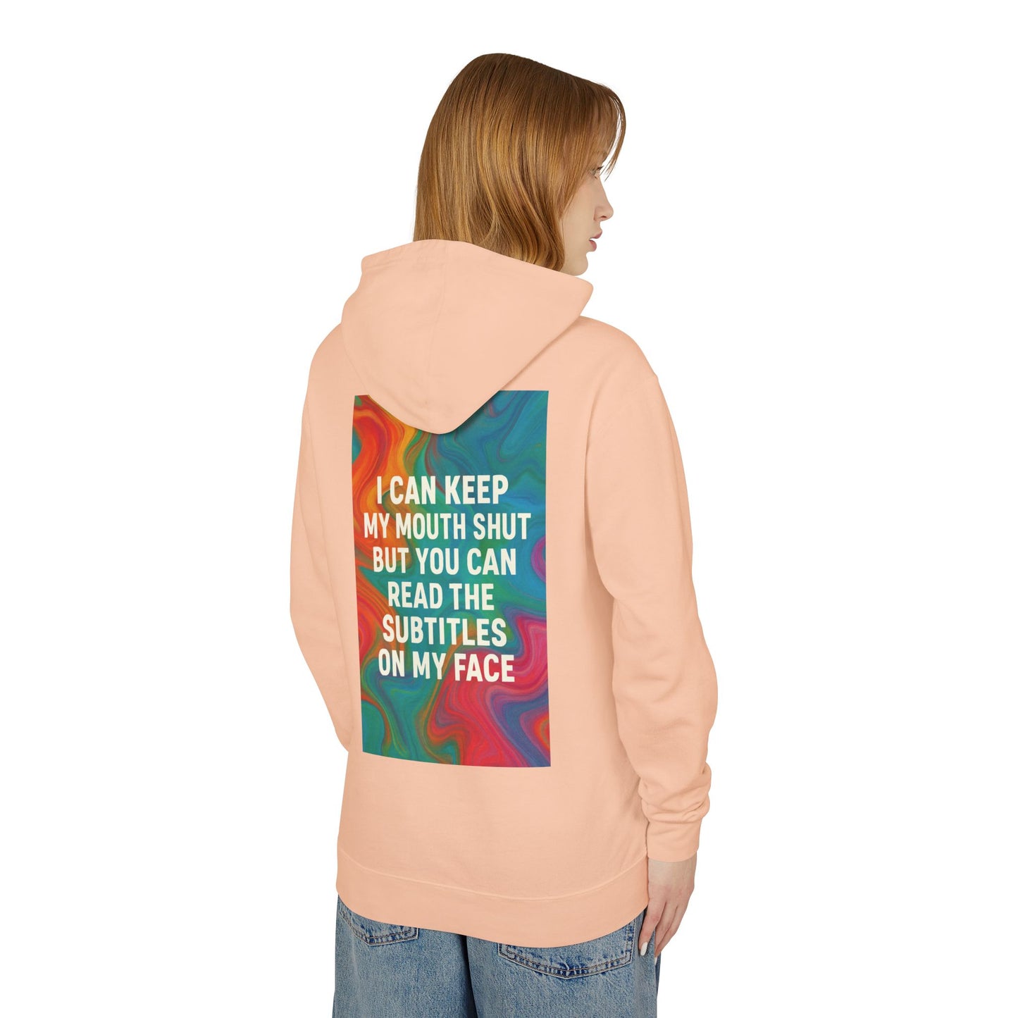Subtitles Unisex Lightweight Hoodie