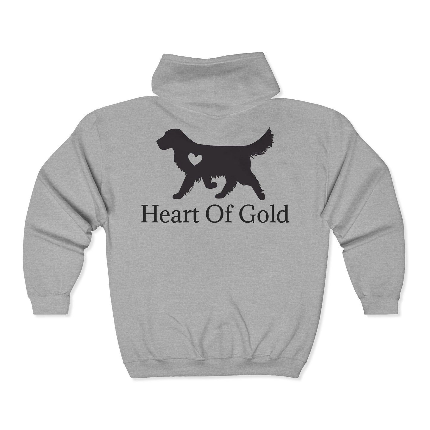 Heart Of Gold Unisex Full Zip Hoodie
