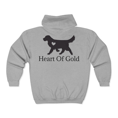 Heart Of Gold Unisex Full Zip Hoodie