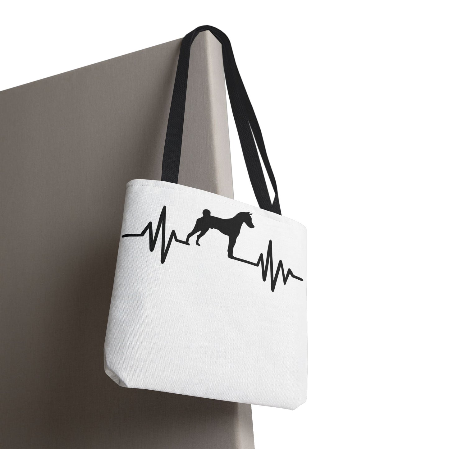 My Heart Beats For Basenjis Tote Bag
