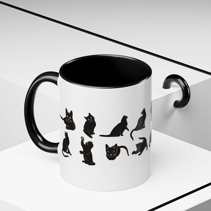 Cats 2-Tone Coffee Mug