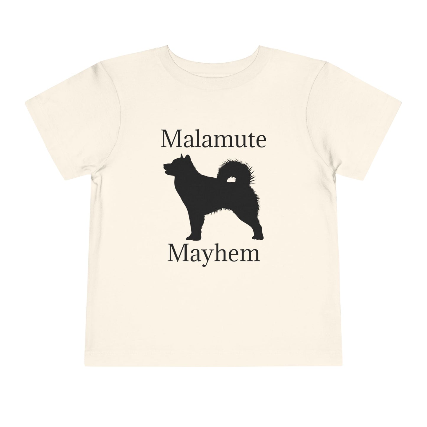 Malamute Mayhem Toddler Unisex Short Sleeve Crewneck Tee