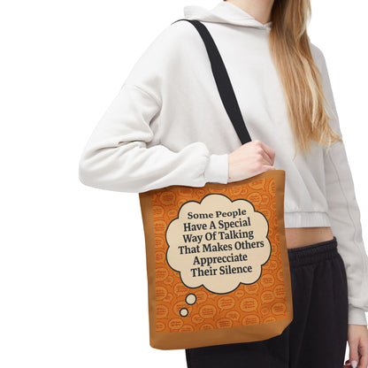 Special Way Of Talking Tote Bag