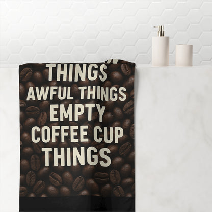I've Seen Things Mink-Cotton  Beach Towel